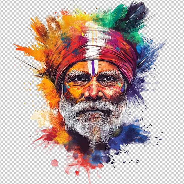 PSD el cartel del día de la independencia de la india con fondo transparente