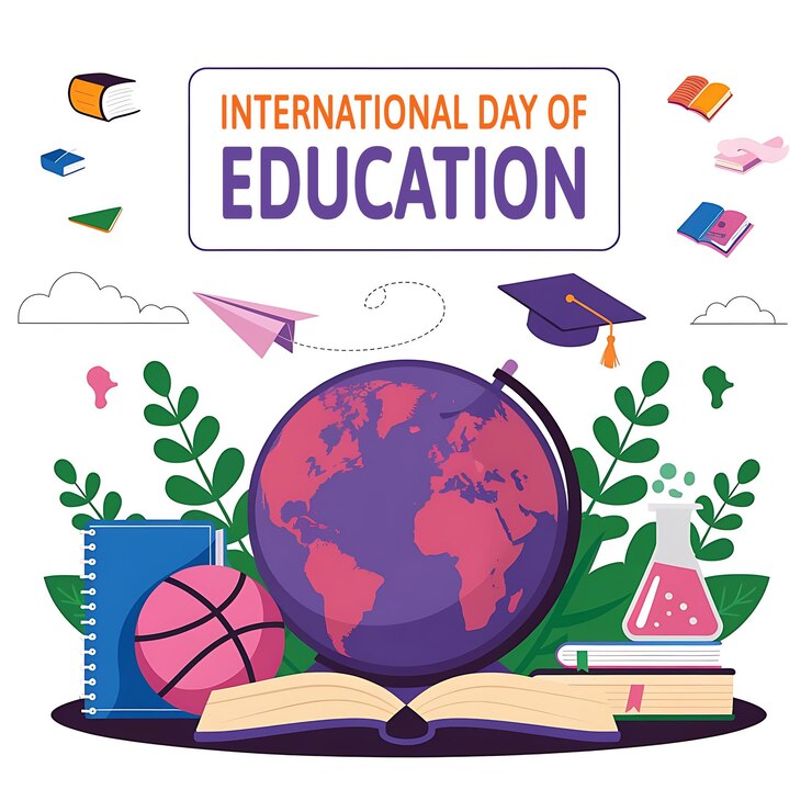 PSD cartel del día internacional de la educación