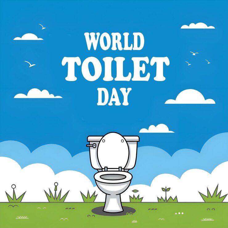 PSD cartel del día mundial de los inodoros