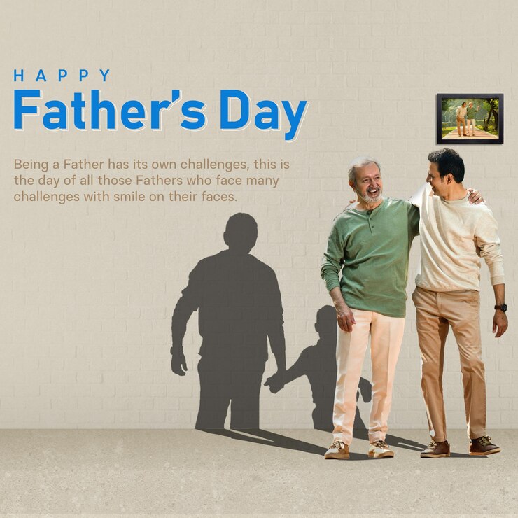 Cartel del día del padre