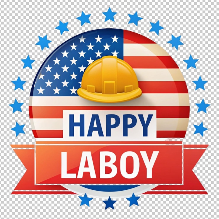 PSD cartel del día del trabajado