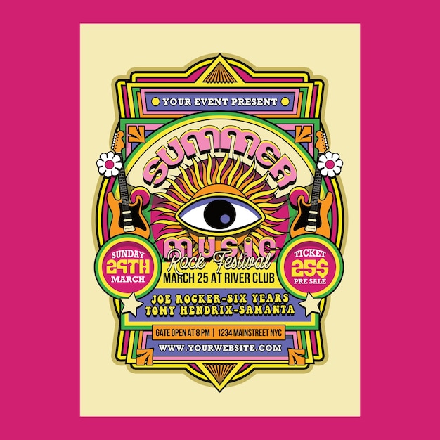 un cartel para el evento del año 2010