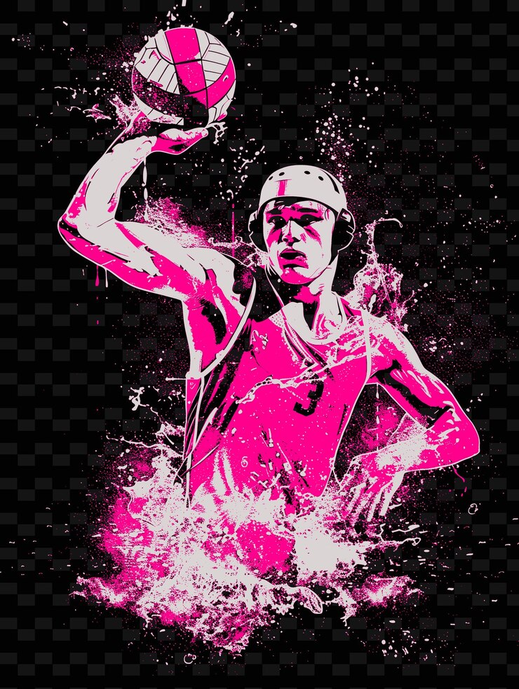 PSD un cartel para un hombre con una pelota de baloncesto en el medio