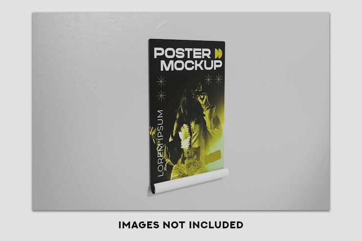 PSD cartel maqueta