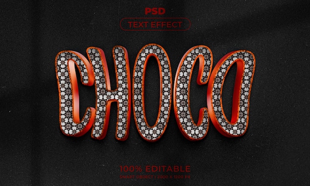 un cartel para la marca de chocolate