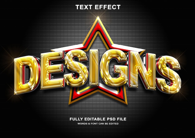 un cartel negro con las palabras diseño diseño efecto diseño en él