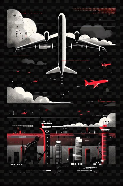 un cartel para una película llamada el avión rojo
