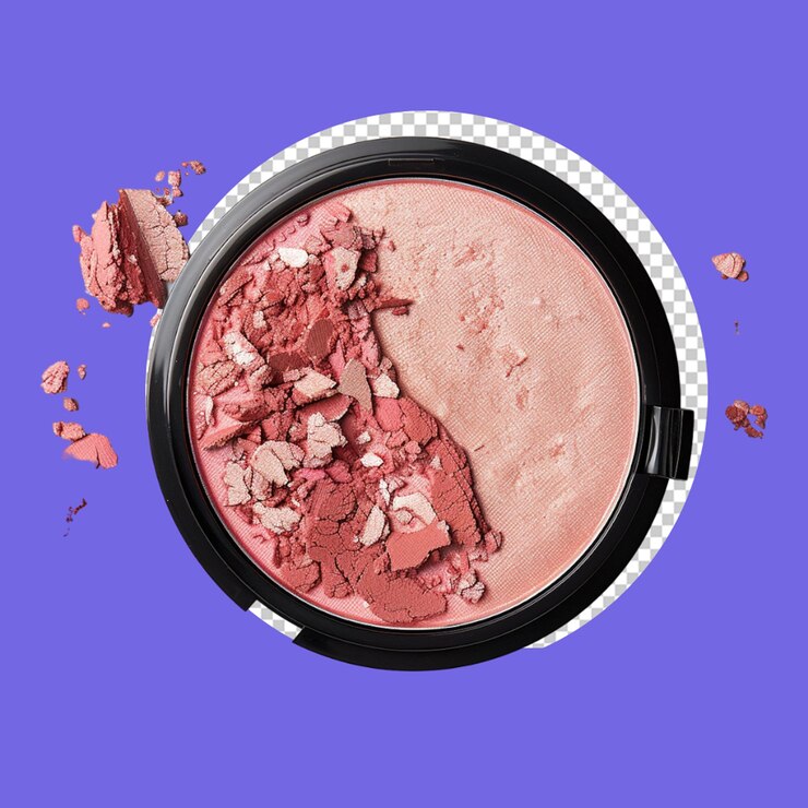 PSD cartel de productos de maquillaje