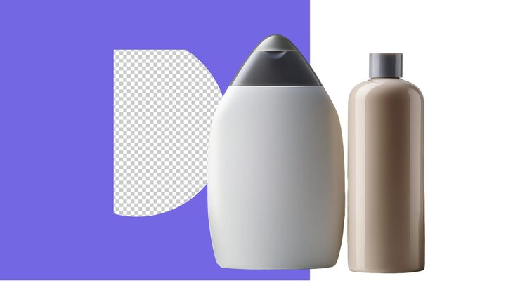 PSD cartel de productos de maquillaje