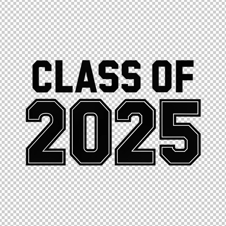 PSD un cartel que dice clase del año del año
