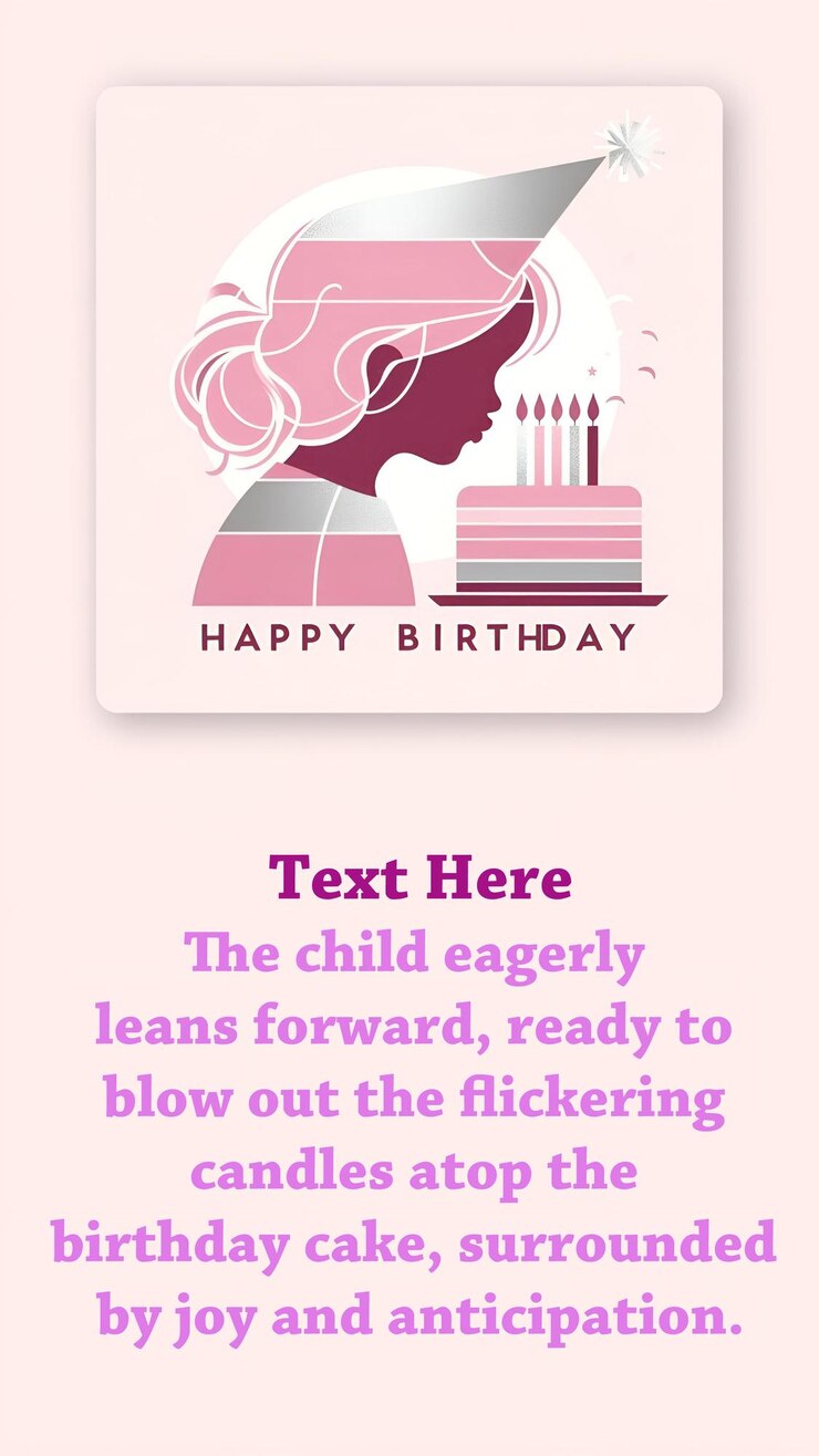 PSD un cartel que dice feliz cumpleaños en él