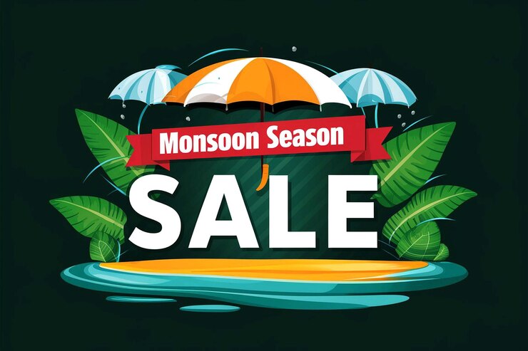 PSD un cartel que dice que la temporada de ventas está en él