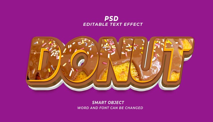 PSD un cartel de rosquillas con las palabras rosquillas en él