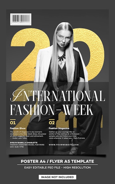 El cartel de la Semana Internacional de la Moda