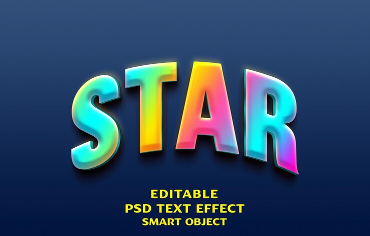 PSD un cartel de star wars con un fondo azul