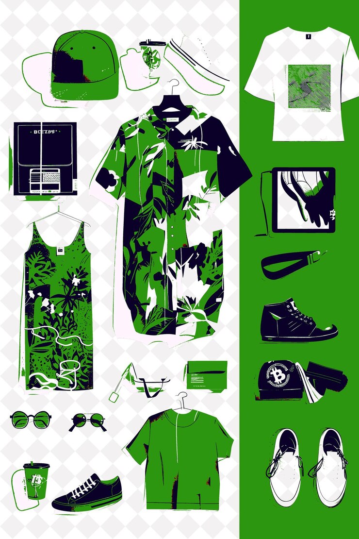 PSD un cartel de un traje verde con una camisa verde y una camisa green con una camiseta green con una shirt green
