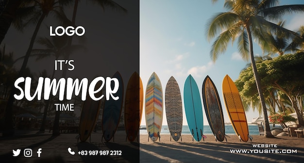 PSD un cartel para el verano de san diego verano