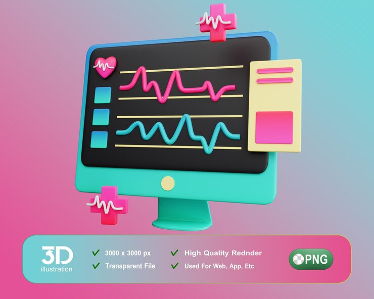PSD cartella medica 3d medica e sanitaria 3d