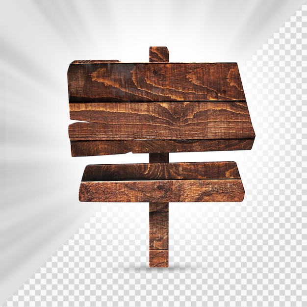 Cartello in legno