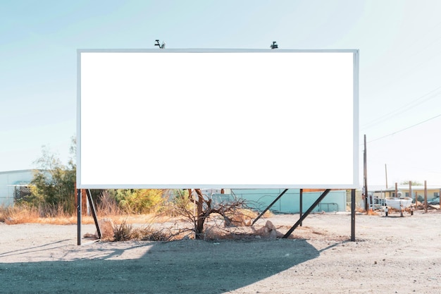 cartellone vuoto per il tuo cartellone sulla spiaggia
