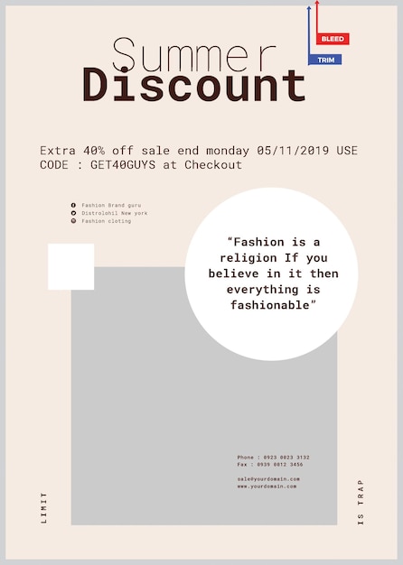 Cartolina di moda