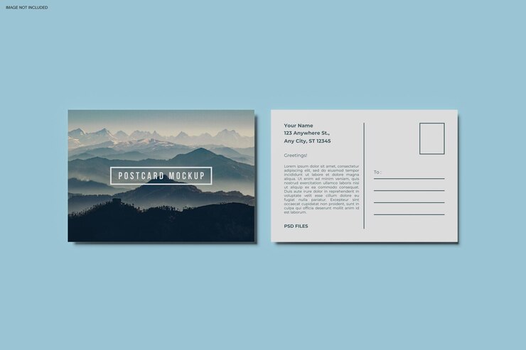 Cartolina Mockup