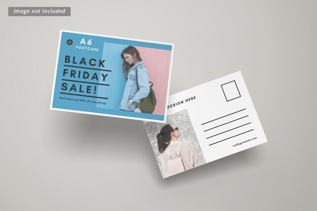 Cartolina o invito mockup