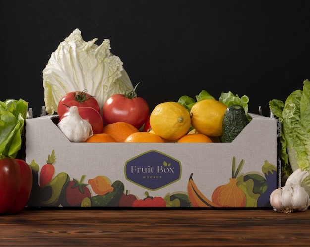 Carton De Légumes Frais