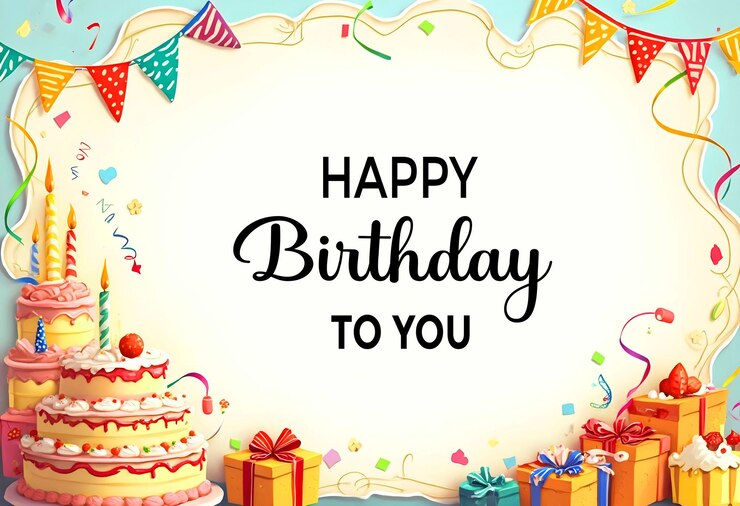 Cartoon Birthday Poster Template