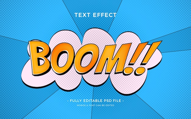 Cartoon-Comic-Texteffekt