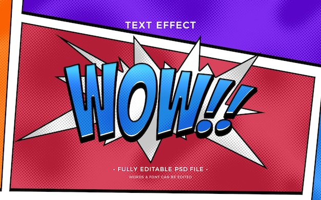 Cartoon-Comic-Texteffekt