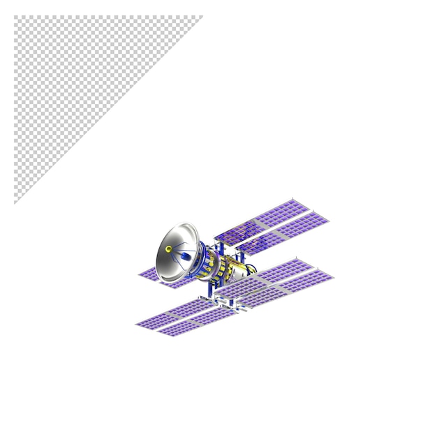 PSD cartoon-satellit png