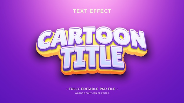 Cartoon-Text-Effekt