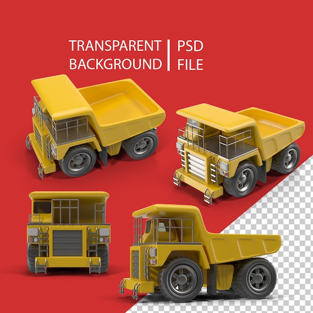 PSD cartoon-transporter png