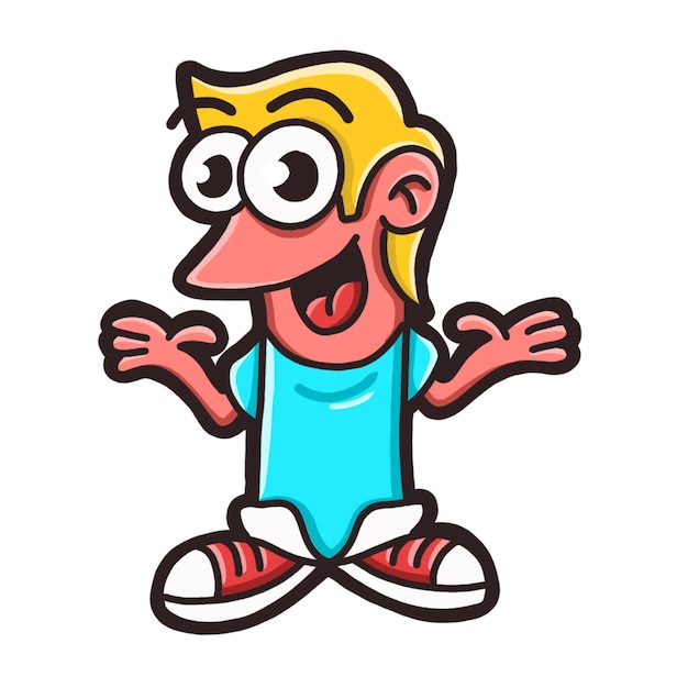 Cartoon-Zahlenfigur