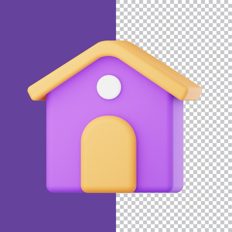 PSD casa 3d