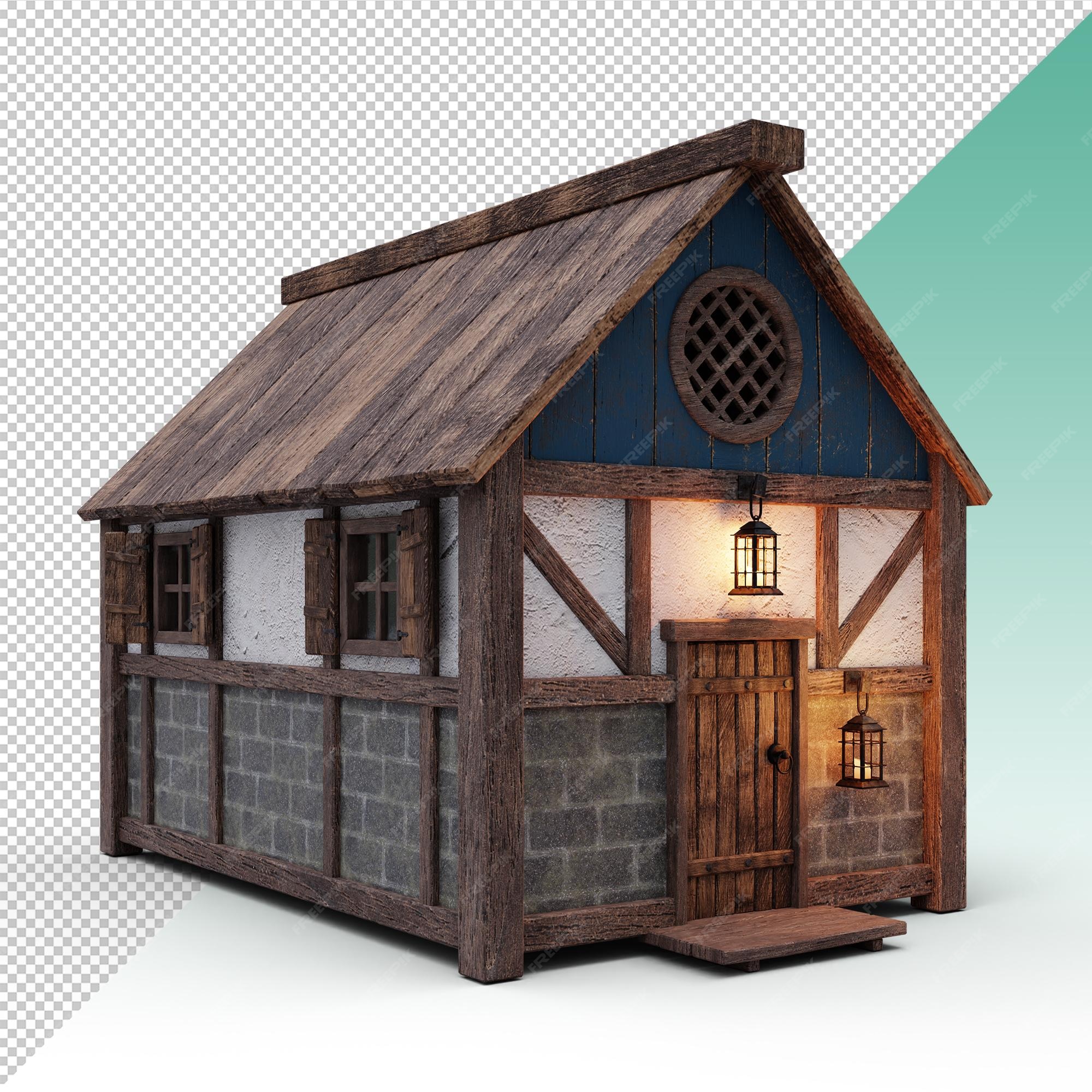 Casa Medieval Simples, creation #8507