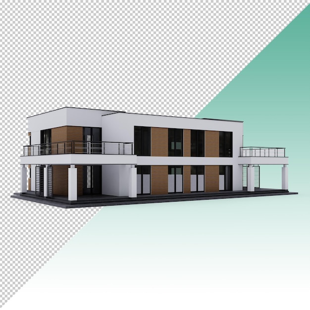 casa moderna isolata