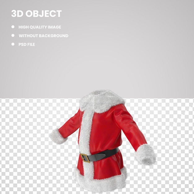 PSD casaco vermelho de natal