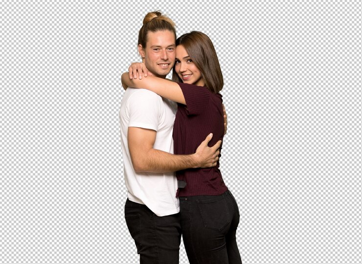 PSD casal feliz no dia dos namorados