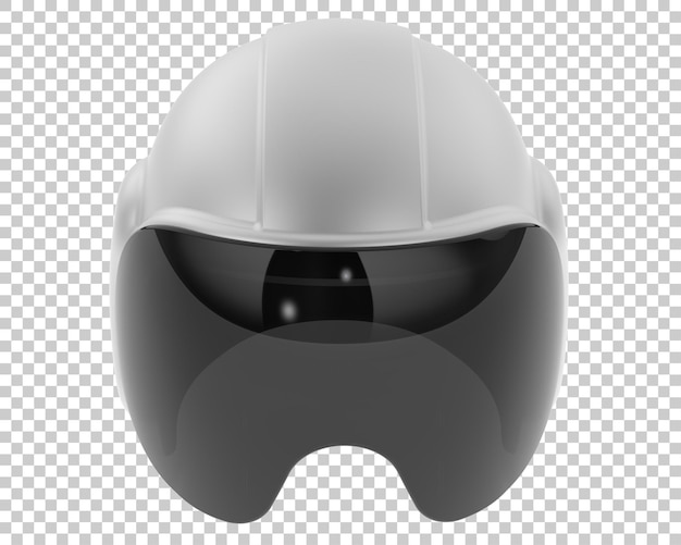 PSD casco aislado en la ilustración de renderizado 3d de fondo transparente