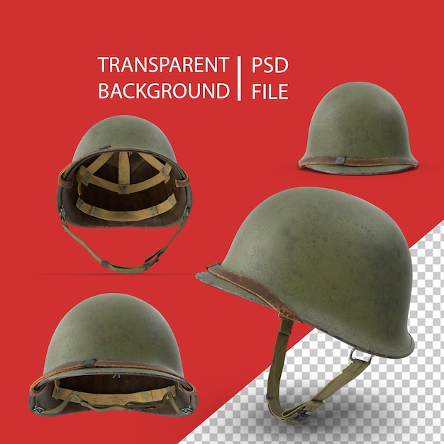 PSD casco de combate m1 png