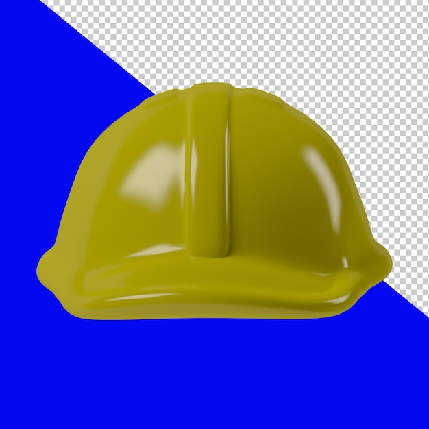 casco de constructor de render 3d 2
