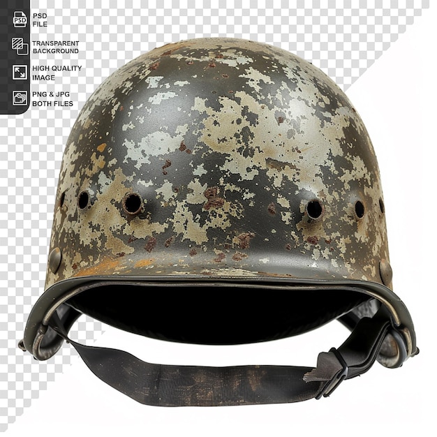 PSD casco del ejército aislado