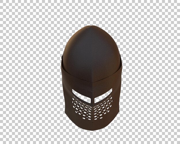 PSD el casco de gladiador aislado en el fondo ilustración de renderización 3d