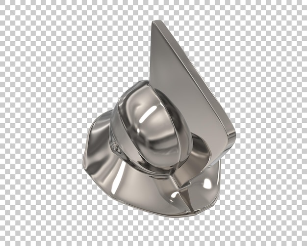 El casco de gladiador aislado en el fondo Ilustración de renderización 3D