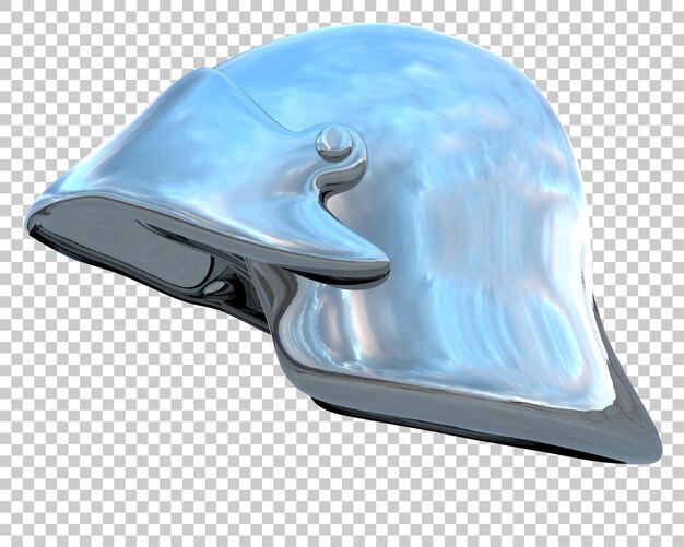 PSD el casco de gladiador aislado en el fondo ilustración de renderización 3d