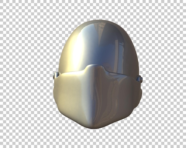 PSD el casco de gladiador aislado en el fondo ilustración de renderización 3d