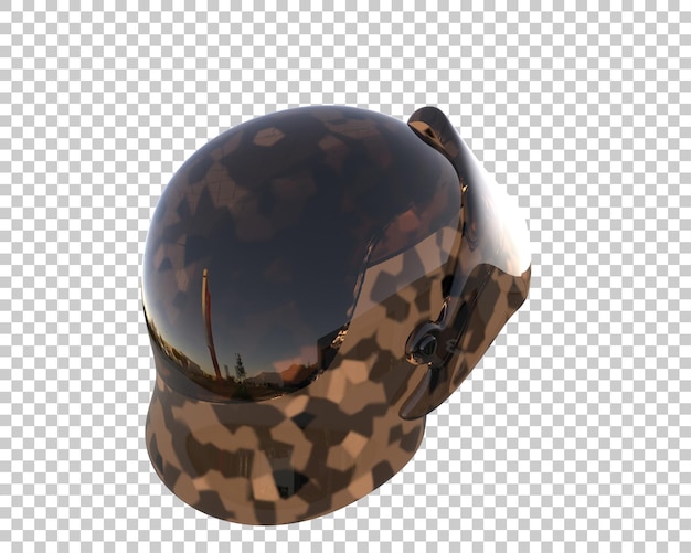 PSD el casco de gladiador aislado en el fondo ilustración de renderización 3d