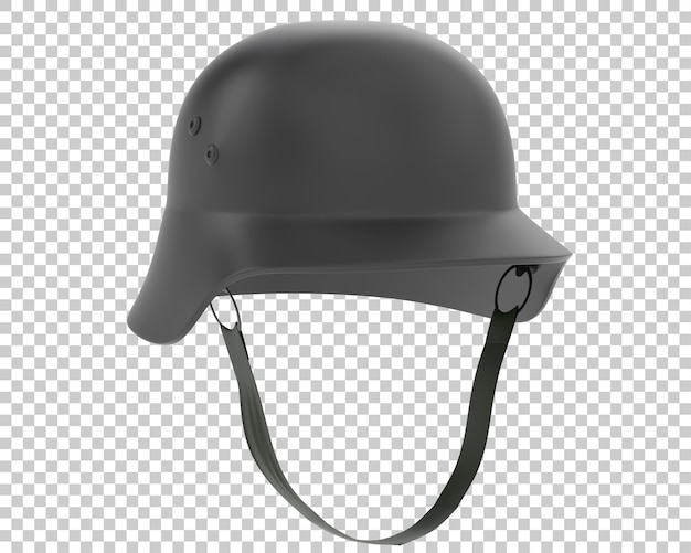 PSD casco de guerra aislado sobre fondo transparente ilustración de renderizado 3d